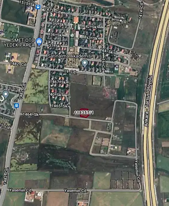 Gölbaşı Hacılar'da İmarlı 1.720 m2 Satılık Arsa